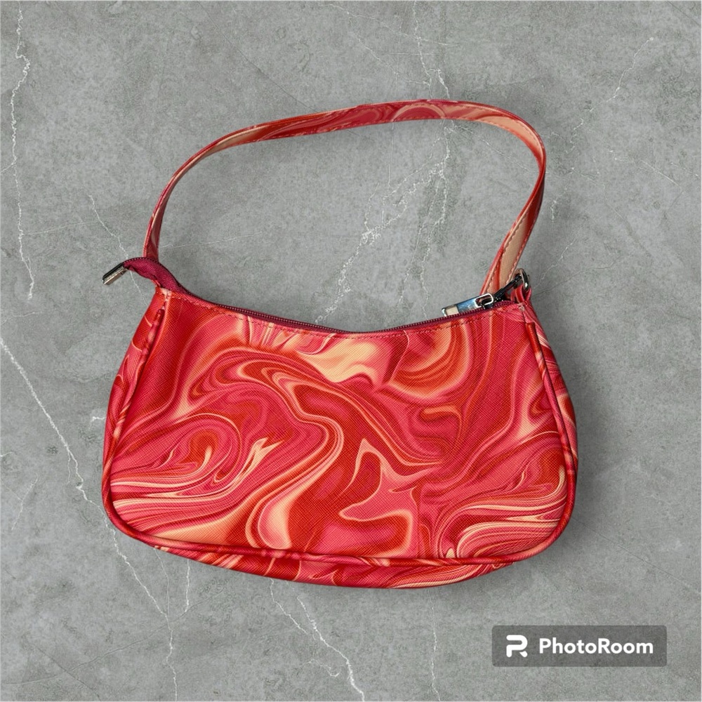 PINK MARBLE SHOULDER BAG